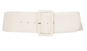 Evogues Plus Size Wide Patent Leather Fashion Belt